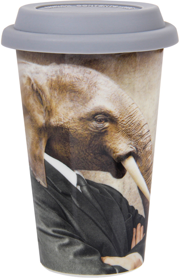 Кухоль LEFARD Слон із силіконовою кришкою 400 мл (924-619)